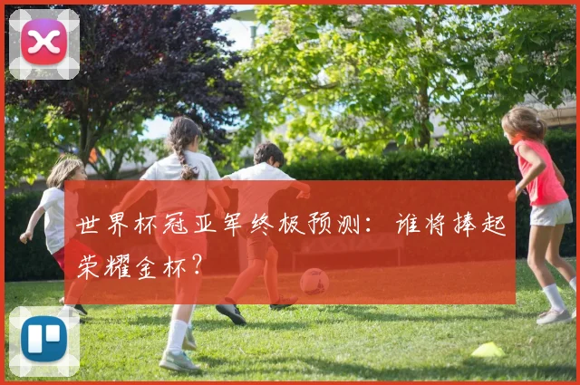 世界杯冠亚军终极预测：谁将捧起荣耀金杯？