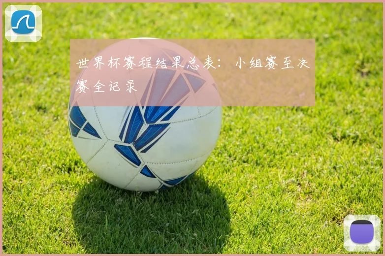 世界杯赛程结果总表：小组赛至决赛全记录