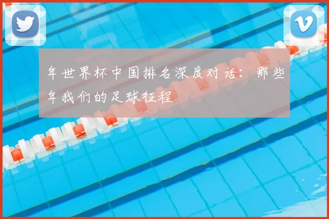 年世界杯中国排名深度对话：那些年我们的足球征程